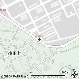 小田上周辺の地図