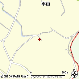 青森県弘前市石川（平山）周辺の地図