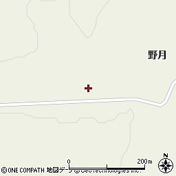 青森県十和田市米田野月205-1周辺の地図