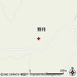 青森県十和田市米田野月2周辺の地図