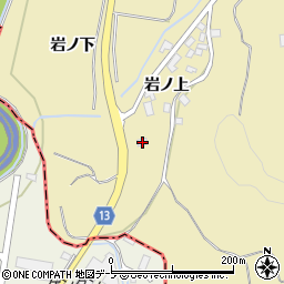 青森県弘前市乳井岩ノ上17周辺の地図