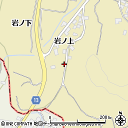 青森県弘前市乳井岩ノ上18周辺の地図