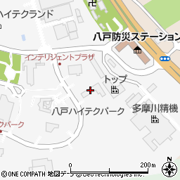 ソフテック八戸事業所周辺の地図