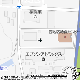 青森県八戸市北インター工業団地2丁目2-37周辺の地図