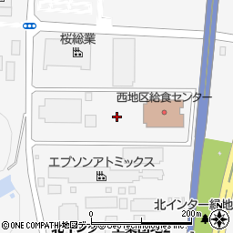 青森県八戸市北インター工業団地2丁目2周辺の地図