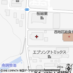 青森県八戸市北インター工業団地2丁目2-25周辺の地図