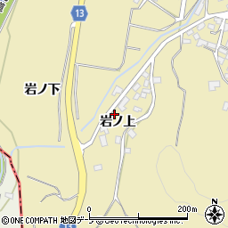 青森県弘前市乳井岩ノ上38周辺の地図