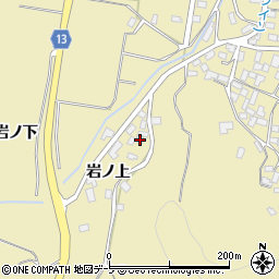 青森県弘前市乳井岩ノ上42周辺の地図