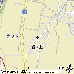 青森県弘前市乳井岩ノ上45周辺の地図