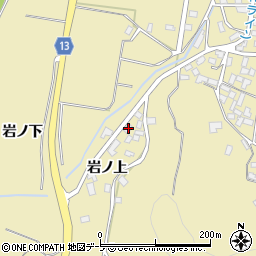 青森県弘前市乳井岩ノ上43周辺の地図