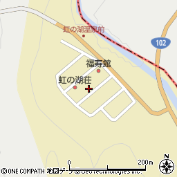 青森県平川市切明山下周辺の地図