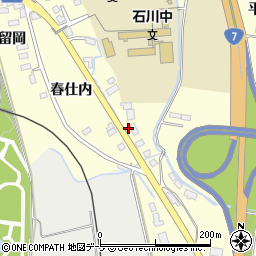 青森県弘前市石川庄司川添5周辺の地図