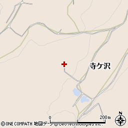 青森県弘前市大沢高地森周辺の地図