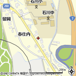青森県弘前市石川庄司川添5-25周辺の地図