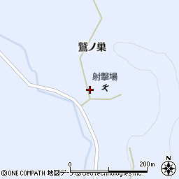 弘前クレー射撃場周辺の地図
