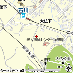 石川町第二共同防除組合周辺の地図