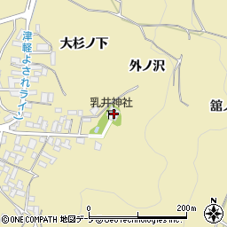 青森県弘前市乳井外ノ沢67-3周辺の地図