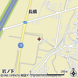 青森県弘前市乳井岩ノ下30周辺の地図