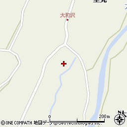 青森県弘前市大和沢周辺の地図