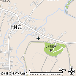 青森県弘前市大沢上村元42周辺の地図