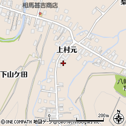 青森県弘前市大沢上村元32周辺の地図
