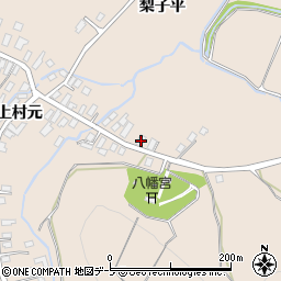 青森県弘前市大沢手代森1周辺の地図