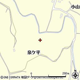 青森県弘前市石川泉ケ平周辺の地図