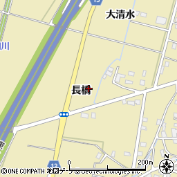 青森県弘前市乳井長橋周辺の地図