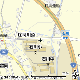 青森県弘前市石川庄司川添31周辺の地図