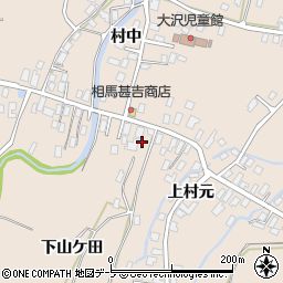 青森県弘前市大沢上村元16周辺の地図