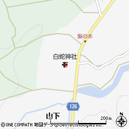 白蛇神社周辺の地図