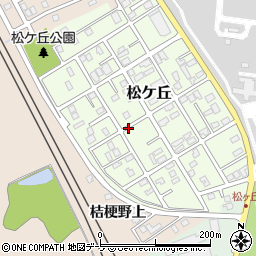 青森県八戸市松ケ丘周辺の地図