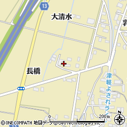 青森県弘前市乳井大清水144周辺の地図