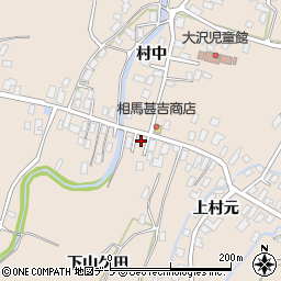 青森県弘前市大沢上村元10-1周辺の地図