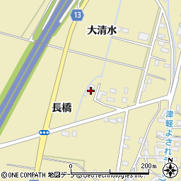 青森県弘前市乳井大清水16周辺の地図