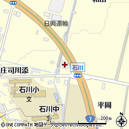 青森県弘前市石川和田51周辺の地図
