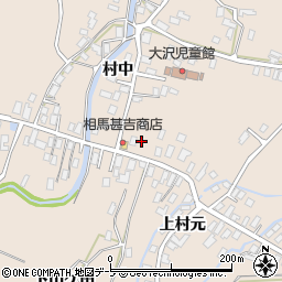 青森県弘前市大沢上村元54周辺の地図