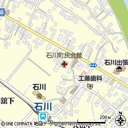 石川町民会館周辺の地図
