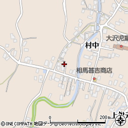 青森県弘前市大沢上村元63周辺の地図