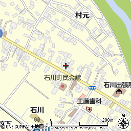 東奥信用金庫　石川支店周辺の地図