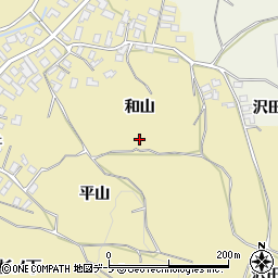 青森県弘前市乳井（和山）周辺の地図