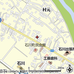 東奥信用金庫石川支店周辺の地図