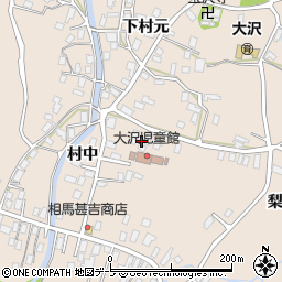 青森県弘前市大沢下村元73-6周辺の地図