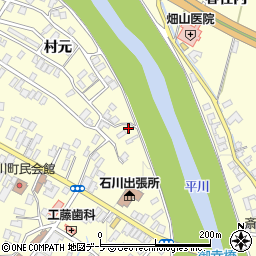 青森県弘前市石川村元20周辺の地図