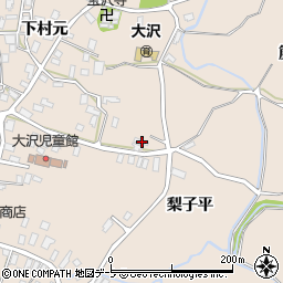 青森県弘前市大沢下村元82周辺の地図