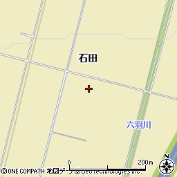 青森県弘前市乳井（石田）周辺の地図