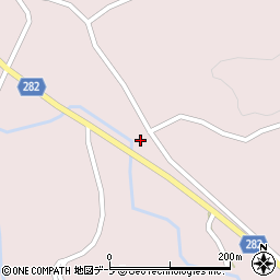 青森県平川市唐竹（小金森）周辺の地図