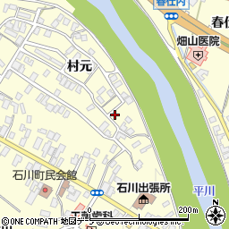 青森県弘前市石川村元31周辺の地図