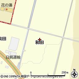 青森県弘前市石川和田周辺の地図