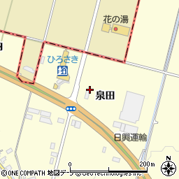 カーボーイ弘前店周辺の地図